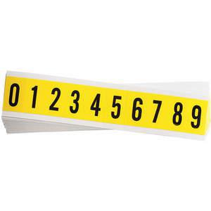 BRADY 3430-# KIT Buchstaben-Etiketten-Set, 1 Zoll hohe Zeichen, PK25 | AG9KJF 20TA82