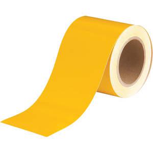 BRADY 36287 Banding Tape Yellow 4 Inch Width 90 Feet Length | AE8YVW 6GP09