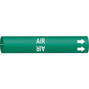 BRADY 4001-C Rohrmarkierer Air Green 2-1/2 bis 3-7/8 Zoll | AE8ZHJ 6GT68