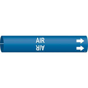 BRADY 4002-A Rohrmarkierer Air Blue 3/4 bis 1-3/8 Zoll | AE9APD 6GZ67