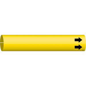 BRADY 4010-A Pipe Marker (blank) Yellow 3/4 To 1-3/8 In | AE3ZEN 5GXH0