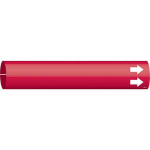 BRADY 4012-D Rohrmarkierer (blank), Rot, 4 bis 6 Zoll | AE3ZUA 5GYJ9