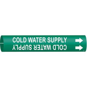 BRADY 4031-B Rohrmarkierer Kaltwasserversorgung 1-1/2 bis 2-3/8 | AF3TQL 8CVR6