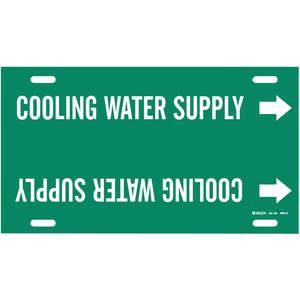 BRADY 4044-H Rohrmarkierer Kühlwasserversorgung 10 bis 15 Zoll | AE4KNN 5LEU7