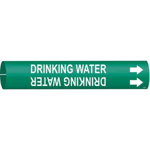 BRADY 4056-B Rohrmarkierer Trinkwasser 1-1/2 bis 2-3/8 Zoll | AF4MZP 9CR65