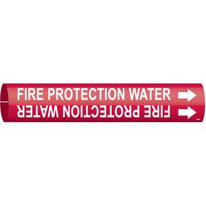 BRADY 4060-D Pipe Marker Fire Protection Wate4 To 6 In | AE9AAD 6GV15