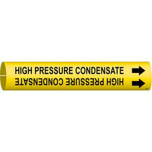 BRADY 4076-D Pipe Marker High Pressure Condensate 4 To 6 | AF3RUA 8CM98