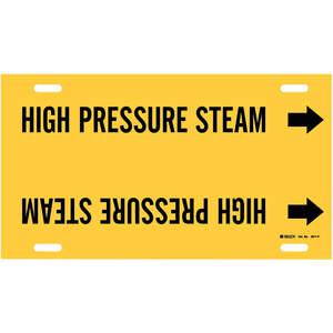 BRADY 4077-G Pipe Marker High Pressure Steam 8 To 9-7/8in | AE4KRU 5LFA0