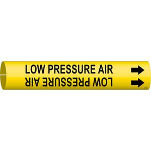 BRADY 4090-B Pipe Marker Low Pressure Air 1-1/2 To 2-3/8 | AF3TUJ 8CWF5