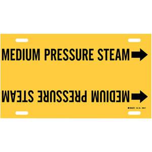 BRADY 4095-H Pipe Marker Medium Pressure Steam 10 To 15in | AF3RRF 8CLT1