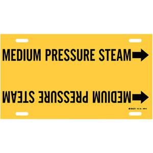 BRADY 4095-G Pipe Marker Medium Pressure Steam 8 To 9-7/8 | AF4FJV 8UTM7