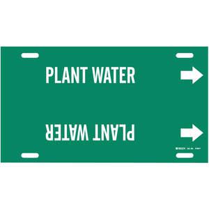 BRADY 4109-H Pipe Marker Plant Water Green 10 To 15 In | AE4KVJ 5LFH1