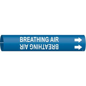 BRADY 4302-C Pipe Marker Breathing Air 2-1/2 To 3-7/8 In | AE4KGT 5LEC0
