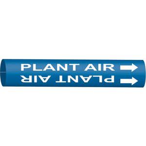 BRADY 4353-G Rohrmarkierer Plant Air Blue 8 bis 9-7/8 Zoll | AE4LFG 5LGH1