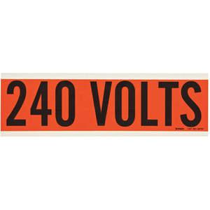 BRADY 44110 Voltage Card 1 Marker 240 Volts | AE9AGY 6GX14