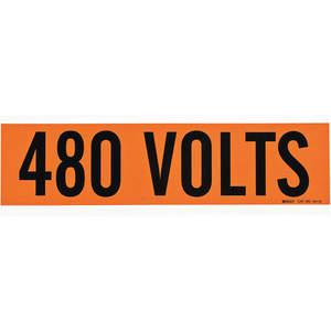 BRADY 44115 Voltage Card 1 Marker 480 Volts | AE9AHC 6GX19