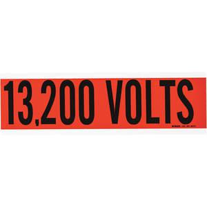 BRADY 44151 Voltage Card 1 Marker 13 200 Volts | AE9AHJ 6GX35