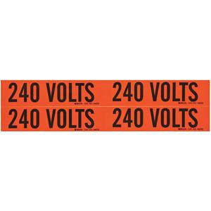 BRADY 44210 Spannungskarte 4 Markierungen 240 Volt | AE9AHU 6GX47