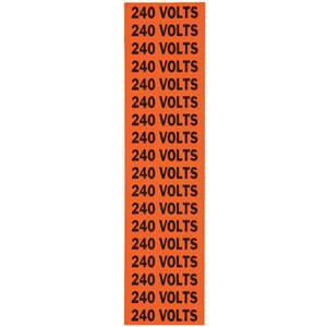 BRADY 44310 Voltage Card 18 Marker 240 Volts | AE9AJP 6GX80