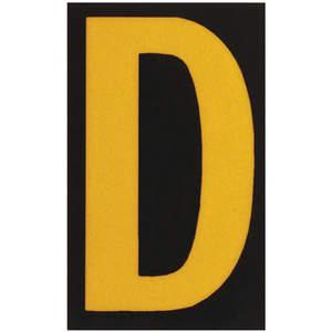 BRADY 5000-D Reflektierende Zahlen und Buchstaben D – 25er-Pack | AA6RKK 14R222