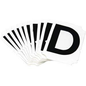 BRADY 5050-D Buchstaben-Ausweiskarte D – 10er-Pack | AD9JRT 4T747