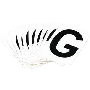 BRADY 5050-G Buchstaben-Ausweiskarte G – 10er-Pack | AD9JRW 4T750