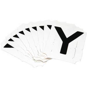 BRADY 5050-Y Letter Identification Card Y - Pack Of 10 | AD9JTR 4T769