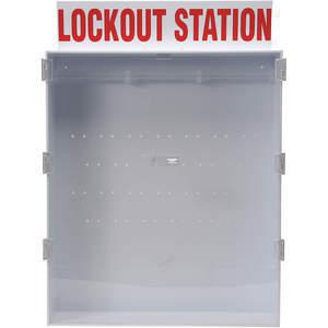 BRADY 50996 Lockout Station Unfilled Red/white | AA7HAV 15Y596