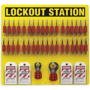 BRADY 51195 Lockout Station Filled 78 Components | AE6JDF 5TA84