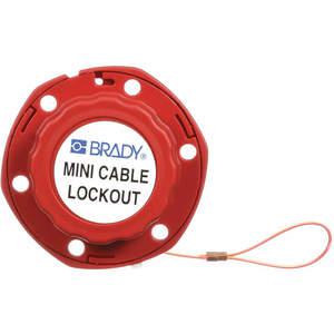 BRADY 51442 Retractble Cable Lockout 8 Feet Length 6 Locks Max | AE6JDM 5TA90
