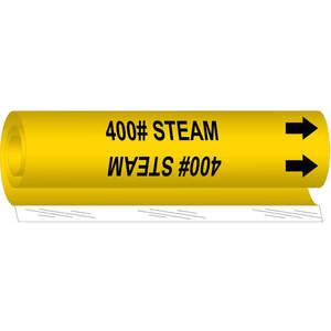 BRADY 5619-I Pipe Marker 400# Steam | AF8BQP 24VD21