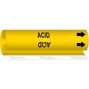 BRADY 5624-I Pipe Marker Acid | AF8BQR 24VD23