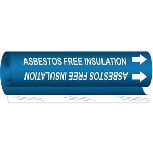 BRADY 5632-II Rohrmarkierer, asbestfreie Isolierung | AF8BWL 24VE35