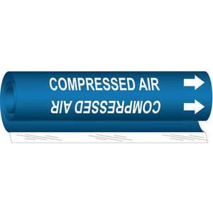 BRADY 5660-II Pipe Marker Compressed Air 2-1/2 To 7-7/8 In | AA6MPZ 14H794