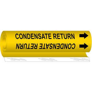 BRADY 5664-II Pipe Marker Condensate Return 2-1/2 To 7-7/8 | AA6MQQ 14H810