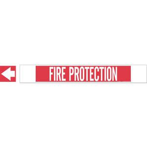 BRADY 5688-HPHV Pipe Marker Fire Protection R 8 Inch Or Greater | AA6MRZ 14H841