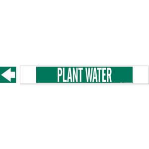 BRADY 5739-HPHV Rohrmarkierer Pflanzenwasser grün 8 Zoll oder größer | AA6MXR 14H950