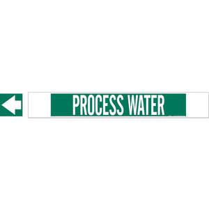 BRADY 5747-HPHV Rohrmarkierer Prozesswasser grün 8 Zoll oder größer | AA6MYD 14H961