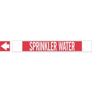 BRADY 5765-HPHV Pipe Marker Sprinkler Water R 8 Inch Or Greater | AA6MYZ 14H980