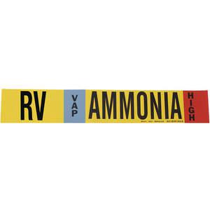 BRADY 90417 Ammonia Pipe Marker Rv 3 To 5in | AF4EFQ 8TNV0