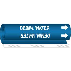 BRADY 5814-O Pipe Marker Demin. Water | AF8BMP 24VC38