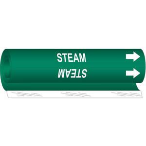 BRADY 5851-I Pipe Marker Steam | AF8BVE 24VE06