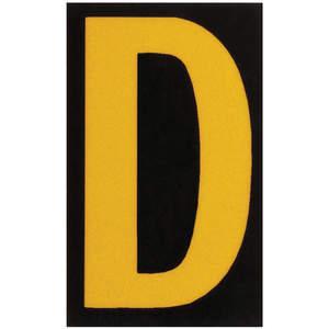 BRADY 5890-D Reflective Numbers And Letters D - Pack Of 25 | AA6TGW 14V779