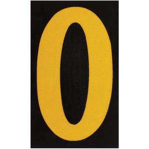 BRADY 5890-O Reflective Numbers And Letters O - Pack Of 25 | AA6THJ 14V791