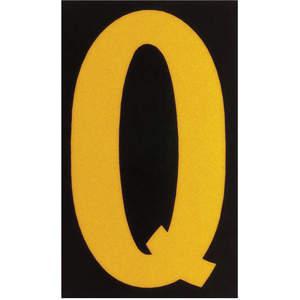 BRADY 5905-Q Reflective Numbers And Letters Q - Pack Of 25 | AA6TKC 14V832