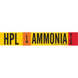 BRADY 59925 Ammonia Pipe Marker Hpl 8 Inch And Above | AF3RWW 8CN84