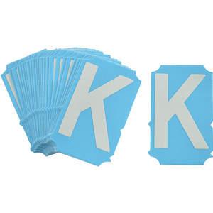 BRADY 6003-K Letter Label K Photoluminescent Polyester Tape PK25 | AH2LZT 29TR62