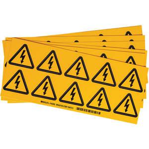 BRADY 60202 Warning Label 2 Inch H 2 Inch Width - Pack Of 10 | AA7GWN 15Y492