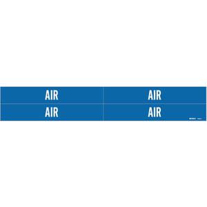 BRADY 7006-4 Rohrmarkierer Air Blue 3/4 bis 2-3/8 Zoll | AE9TDK 6M336