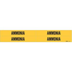 BRADY 7014-4 Rohrmarkierer Ammoniakgelb 3/4 bis 2-3/8 Zoll | AE9TEA 6M418